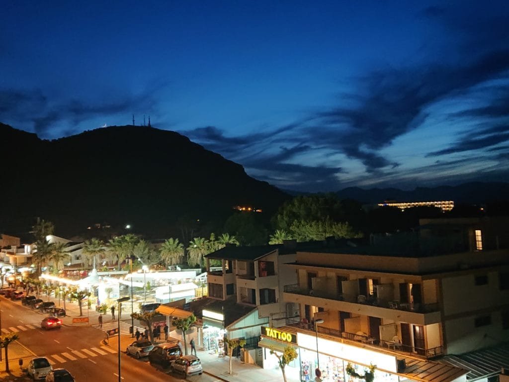 Alcudia am Abend