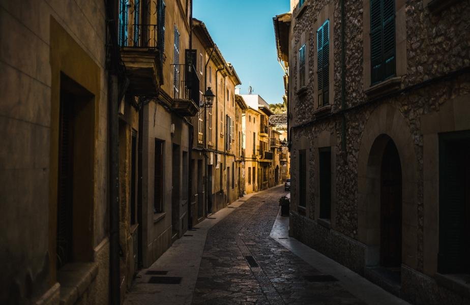 Gasse in Pollenca