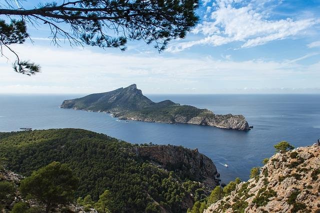 Blick auf die Insel Sa Dragonera