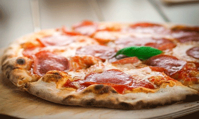 Eine Pizza als Vorschaubild