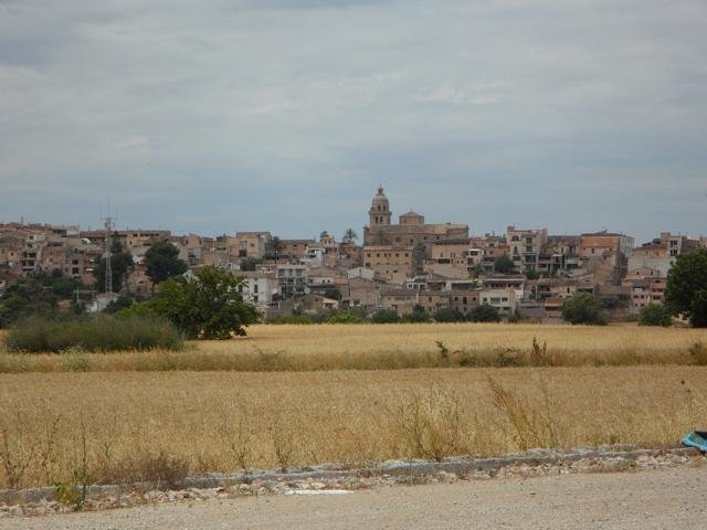 Blick auf die Stadt Algaida