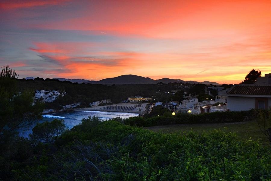 Cala Romántica nach Sonnenuntergang