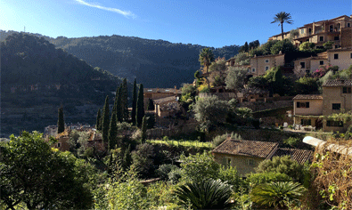 Blick auf Deià