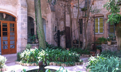 Innenhof bei Els Calderers
