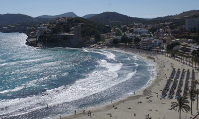 Die Strände von Paguera - Playa Palmira