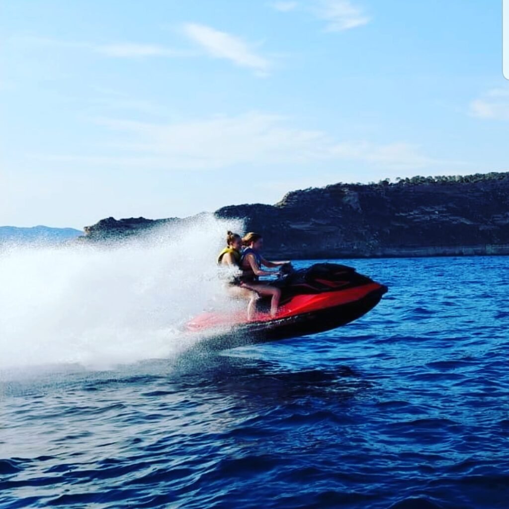 Jetski beim leichten springen bei JetXperience