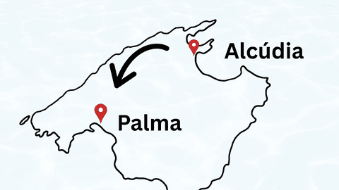 von Alcúdia nach Palma