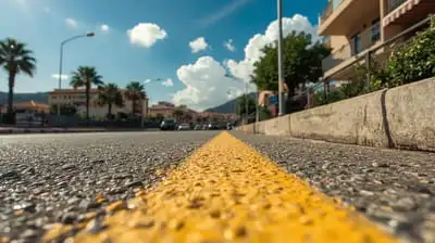 Was bedeuten die gelben Linien auf Mallorca