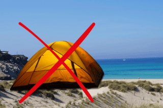 Darf man auf Mallorca am Strand übernachten?